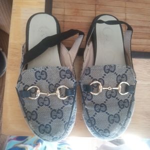 Gucci Mules Kids Unisex Size 28
